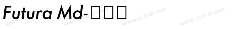 Futura Md字体转换 Futura Md字体转换